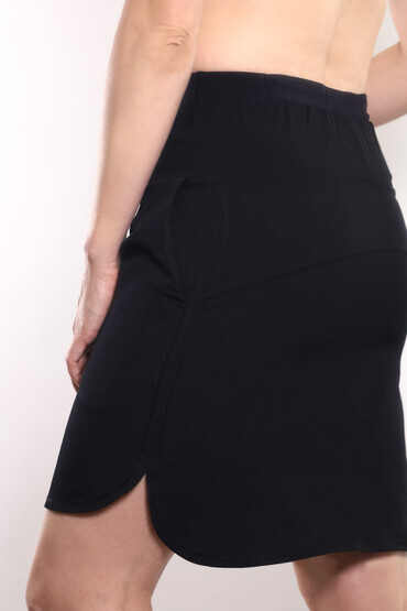 Alexo Women's Concealed Carry Skirt features a hi-lo design